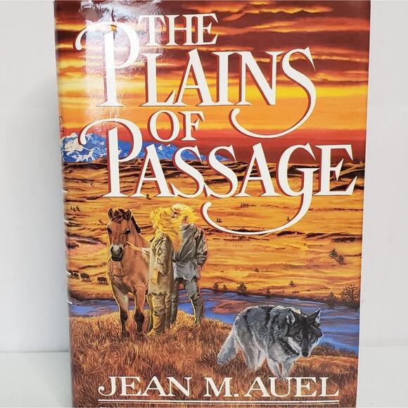 The Plains of Passage by Jean Auel Hardcover Earth Children Series #4 - Picture 6 of 6